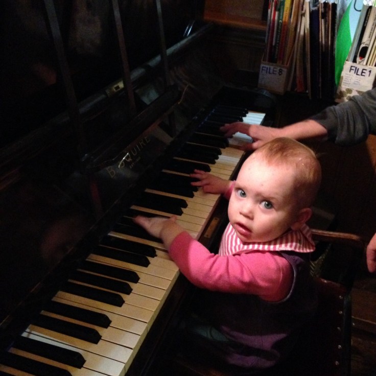 My first piano lessons