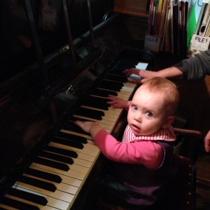 My first piano lessons
