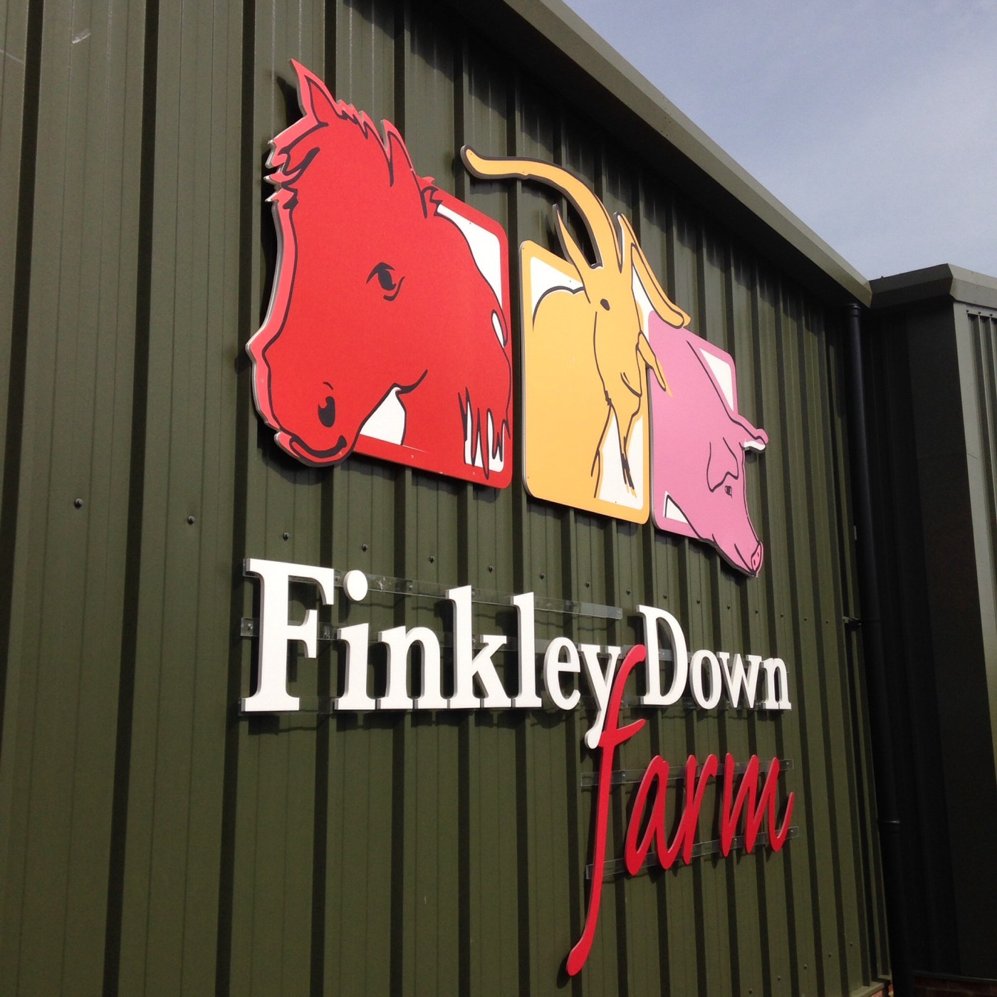 Finkley down farm sign