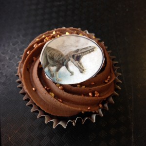 Dinosaur cupcake