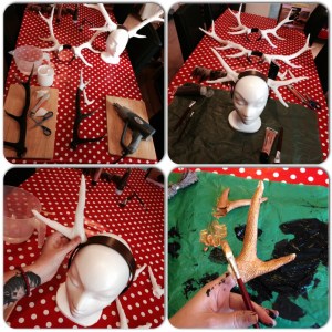 Making antlers 3