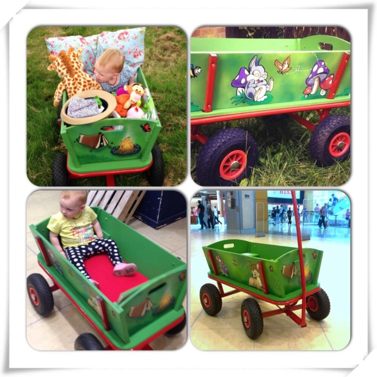 Funky children's festival cart