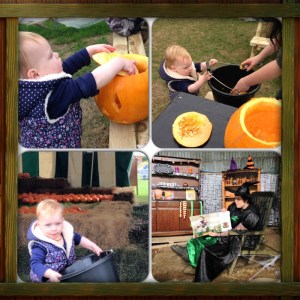 Carving at Manydown Farm