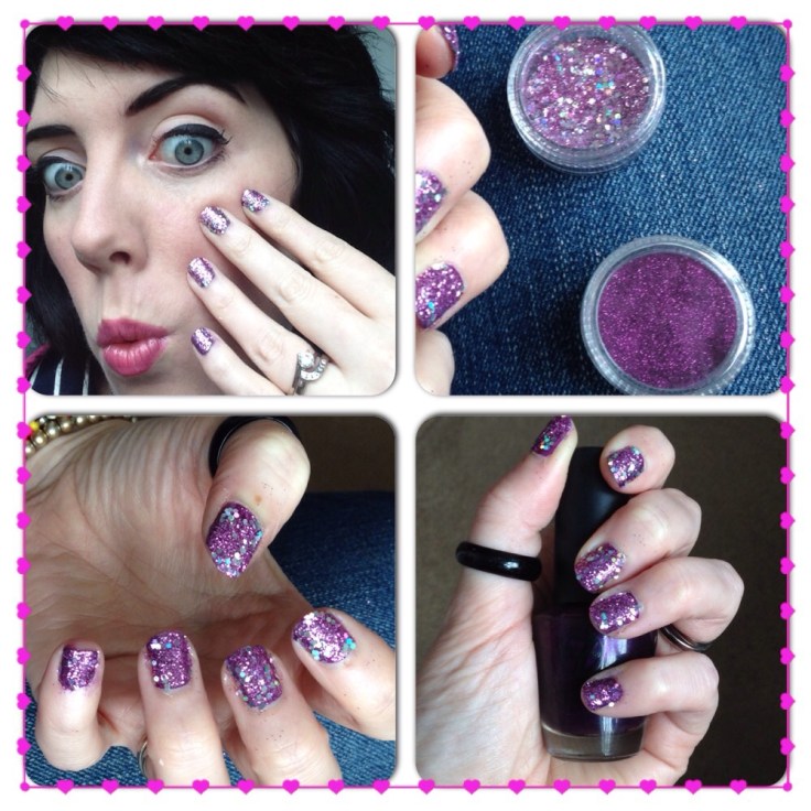 W7 Nail Bling Purple Varnish