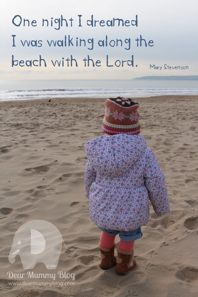 Footprints in the sand