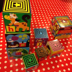 Melissa and Doug stacking blocks