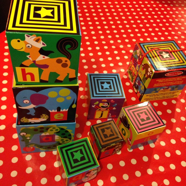 Melissa and Doug stacking blocks