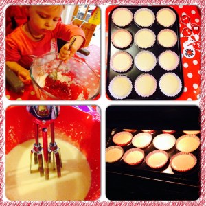 Red Nose Day Baking Cakes