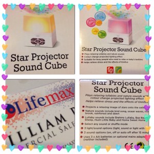 LifeMax Star Projection Cube