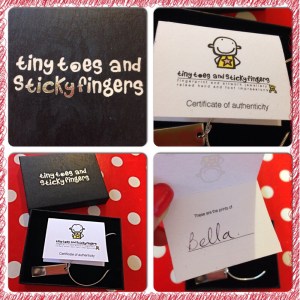 Tiny Toes and Sticky Fingers Box