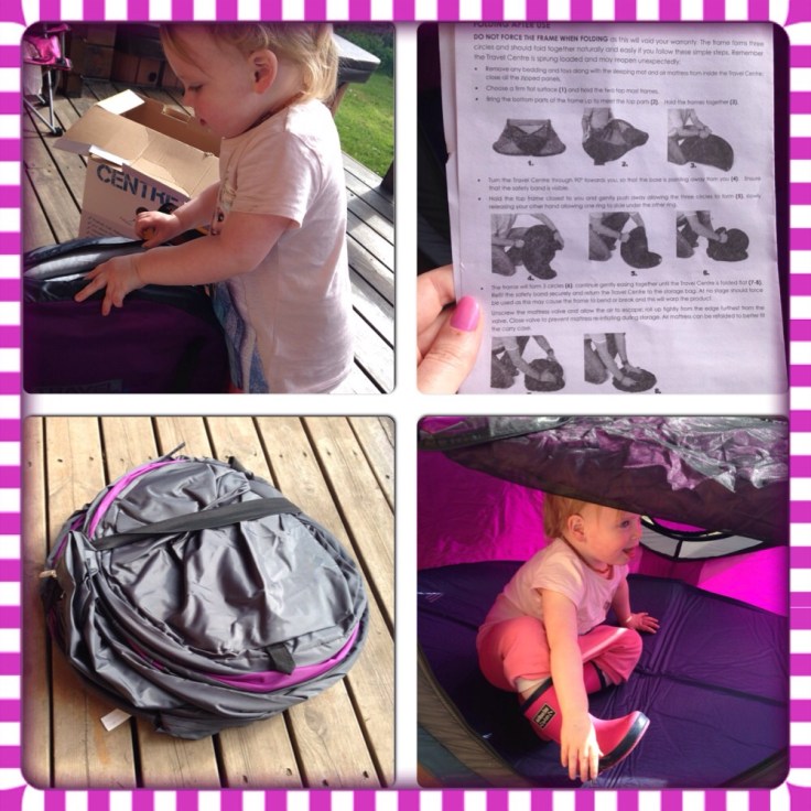 NSA UV Deluxe Travel Cot with Mattress