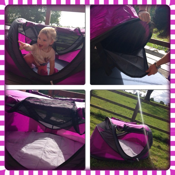 NSA UV Deluxe Travel Cot with Mattress