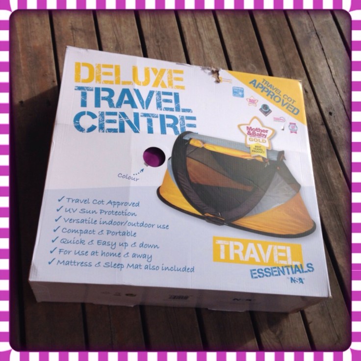 NSA UV Deluxe Travel Cot with Mattress