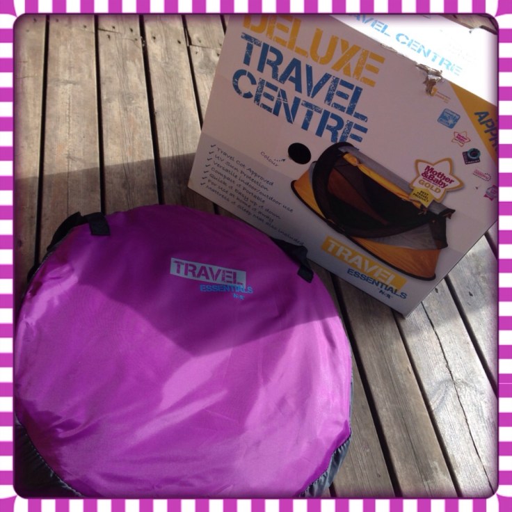 NSA UV Deluxe Travel Cot with Mattress