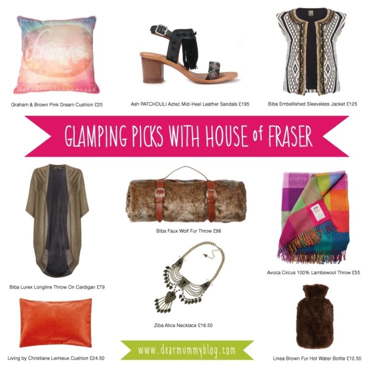 House of Fraser Glamping