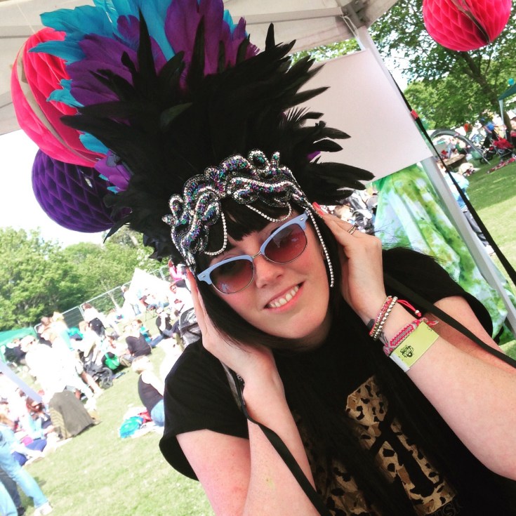 My mummy at Funk the Family Festival