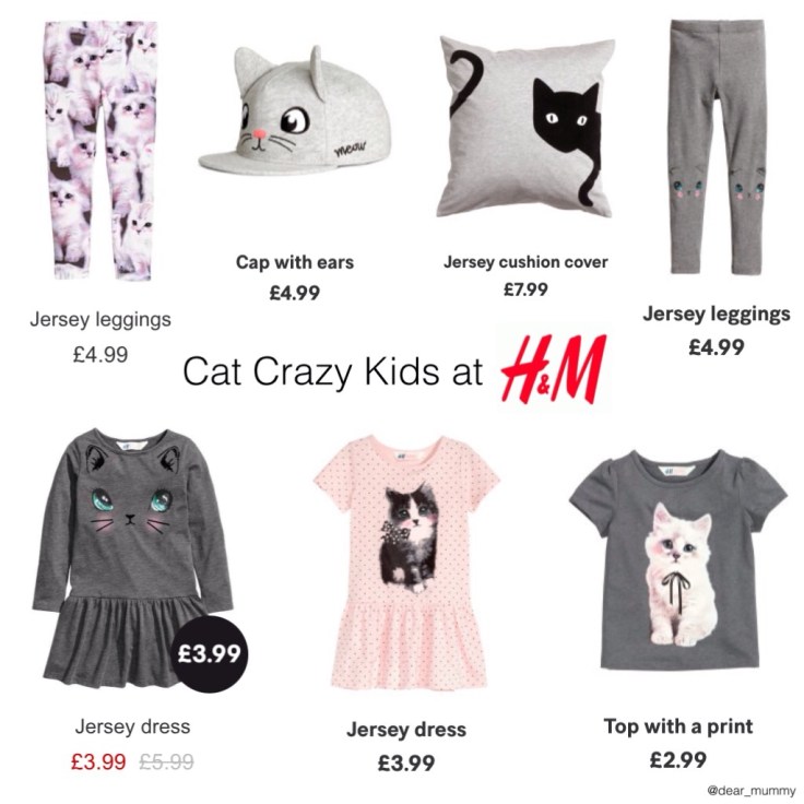 Crazy Cat Kids at H&M