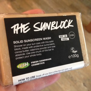 The Sunblock from Lush