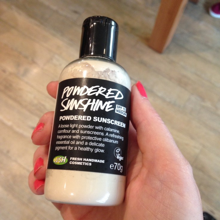 Powdered Sunshine at Lush