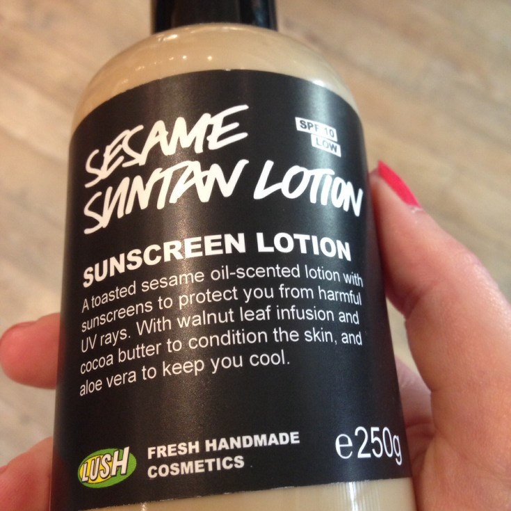 Sesame Suntan Lotion