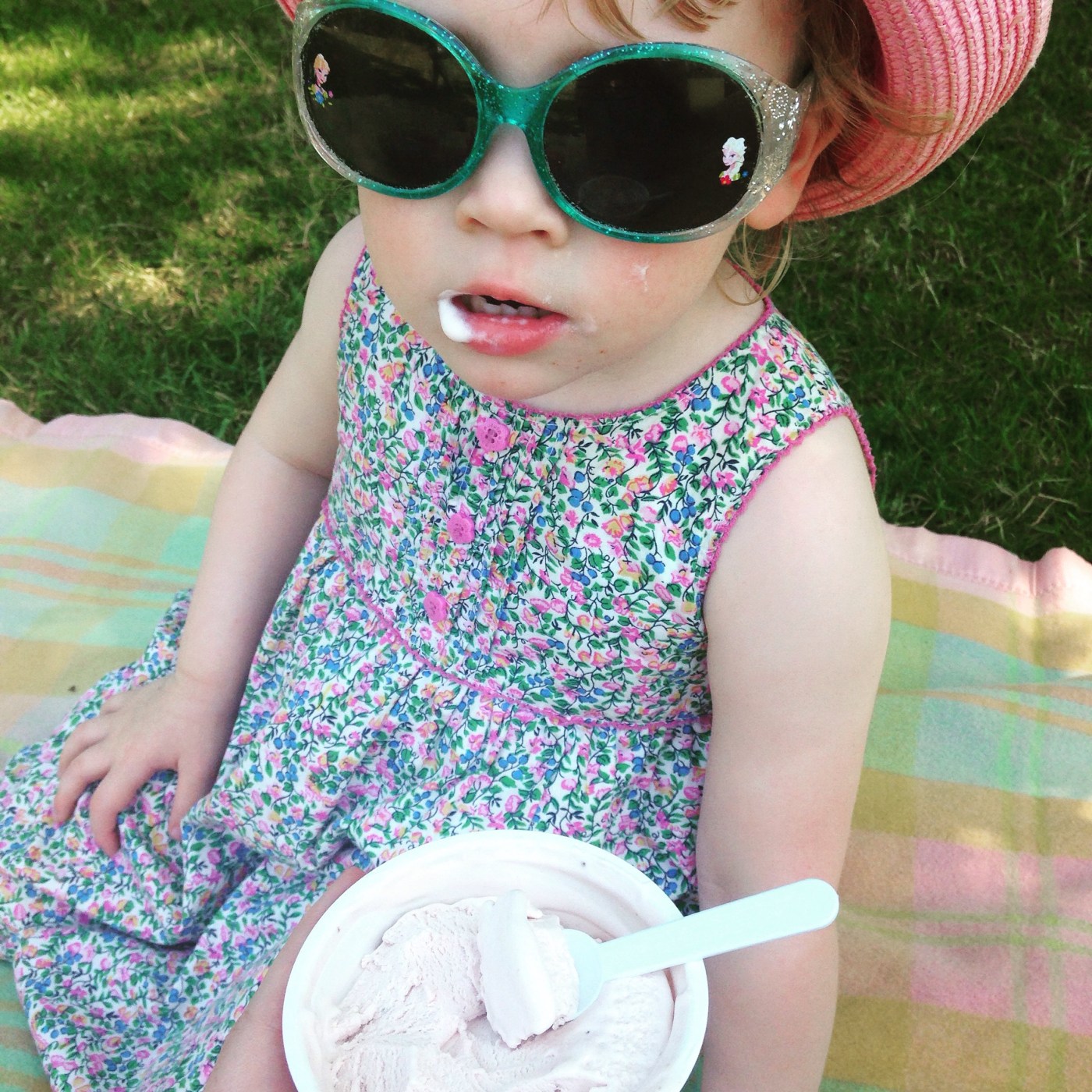 Is there something on my lip?