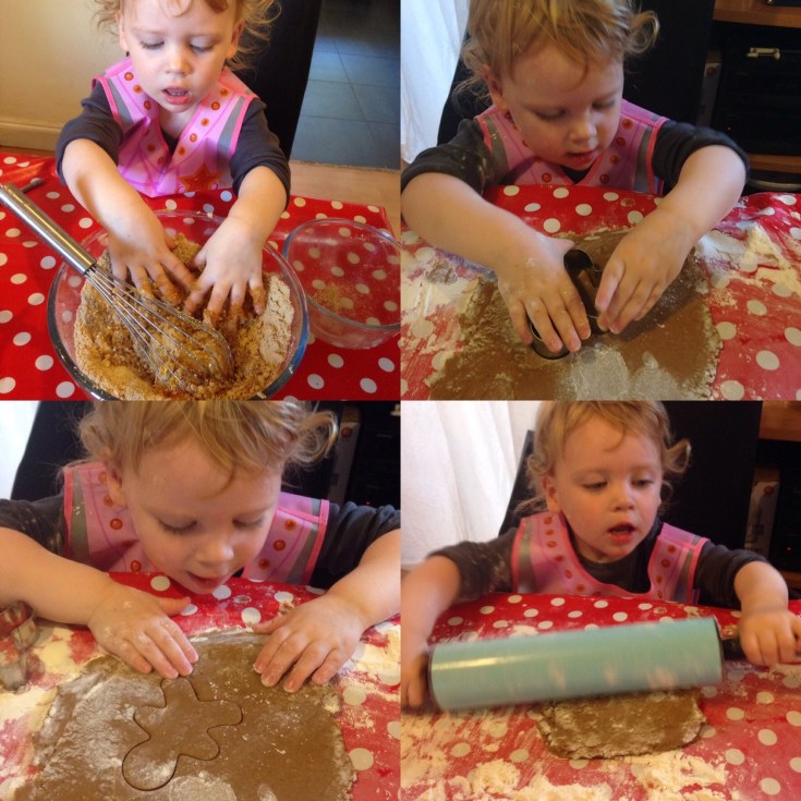 Baking Gingerbread Men