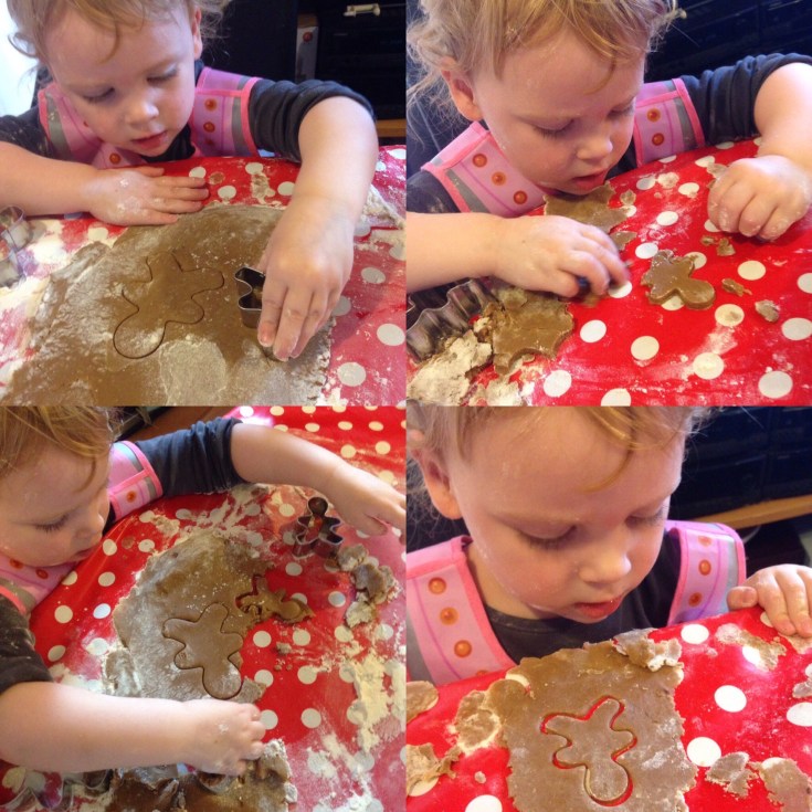 Baking Gingerbread Men