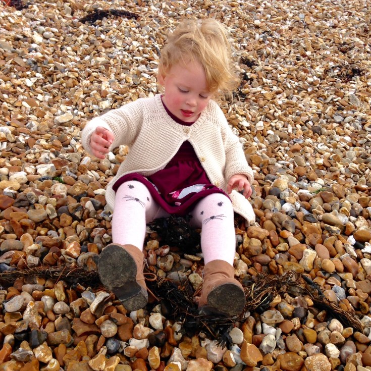 Bella at Hayling Island Beach