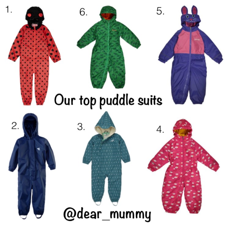 Kids Puddle Suits