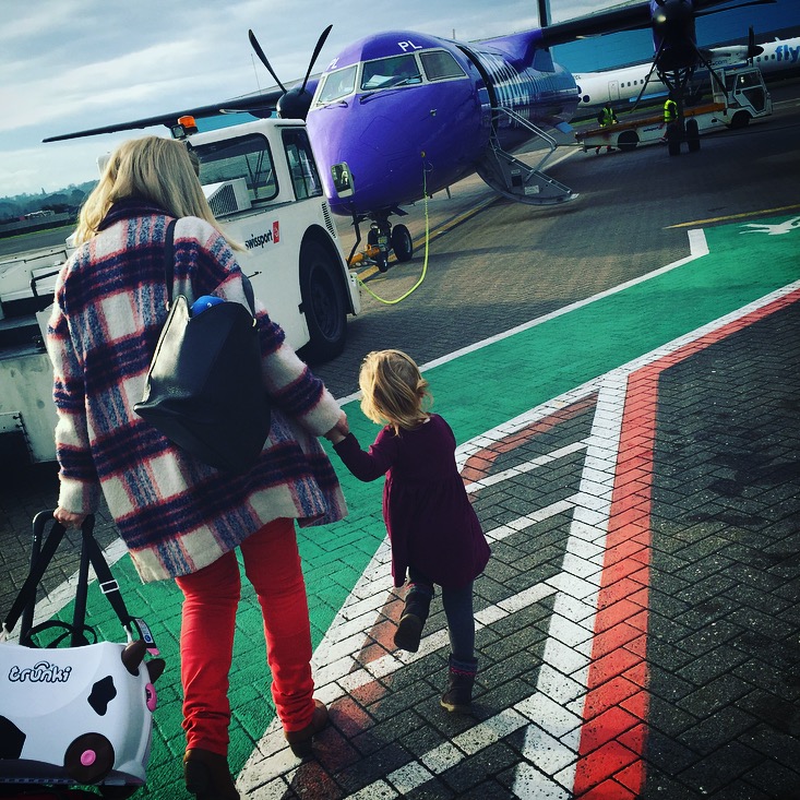 Flying with a toddler