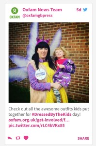 Oxfam Dressed By The Kids Day