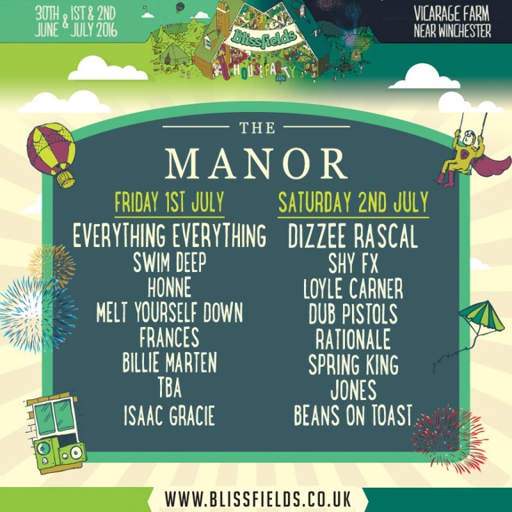 Blissfields Line-up