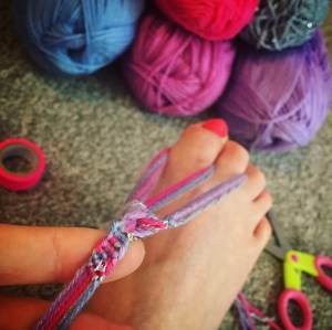 Deramores Wool Friendship bracelets