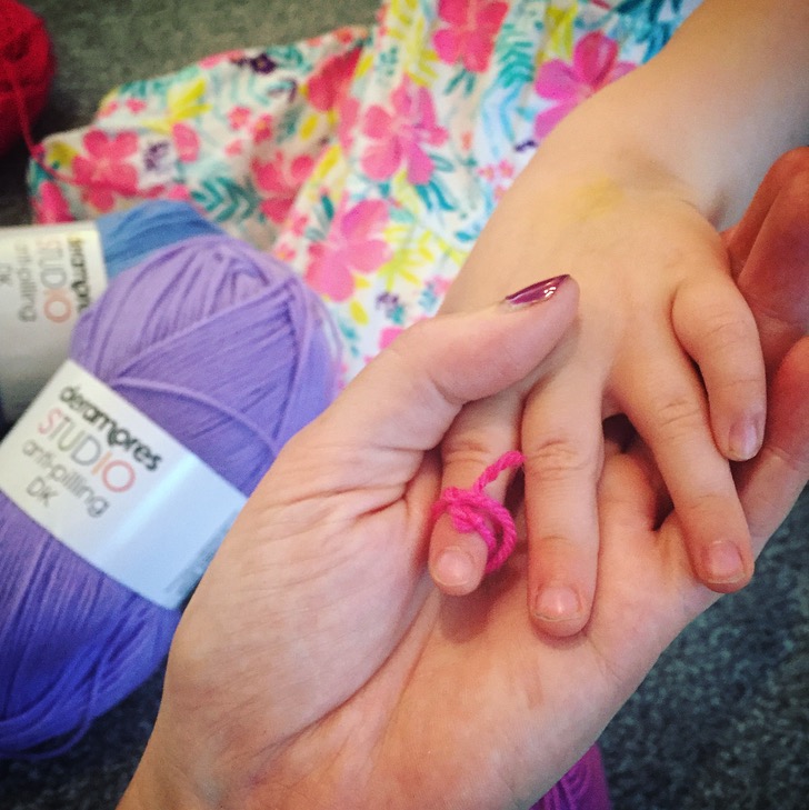 Deramores Wool knitting