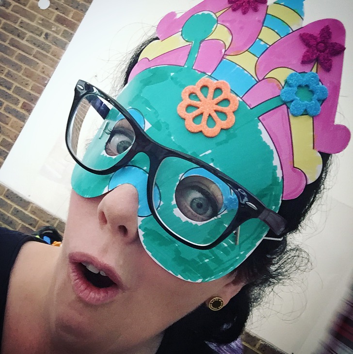 Being silly at Messy Monsters