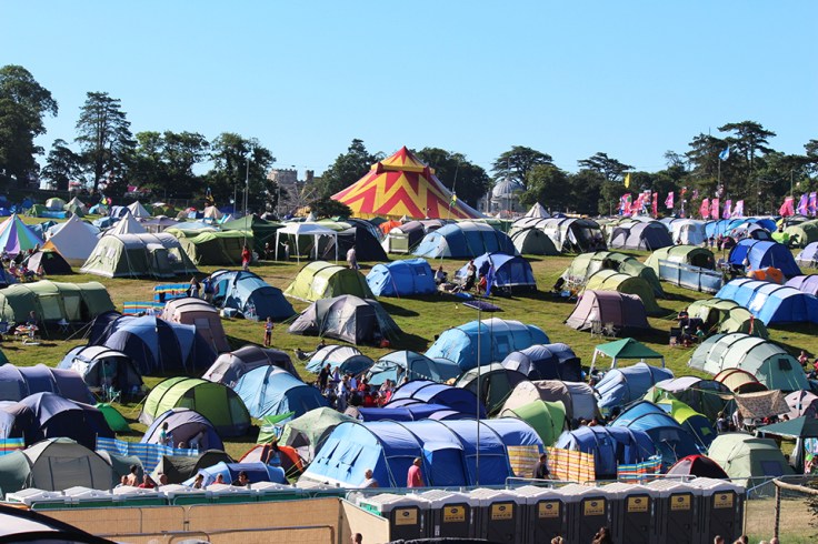 Camping at Camp Bestival