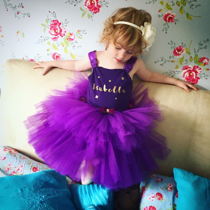 Girl in the purple tutu