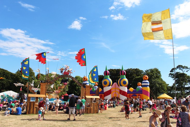 Lower Kids Area at Camp Bestival