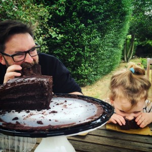 Chocolate Cake Eating Contest