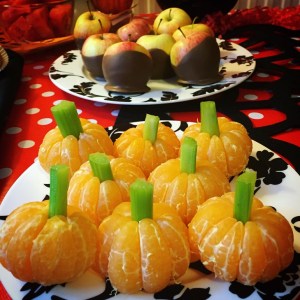 Orange pumpkins