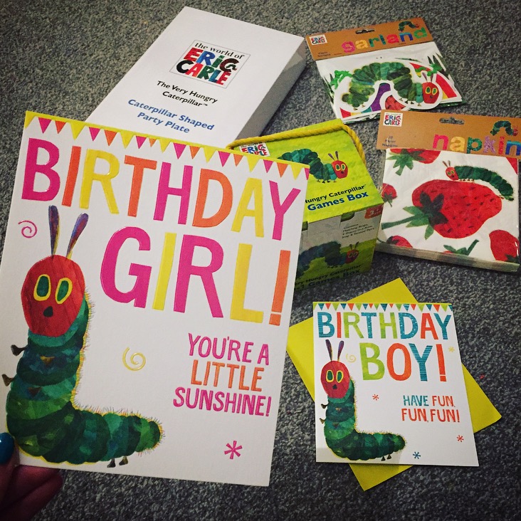 The Very Hungry Caterpillar - Party Plate, Napkins and Garland