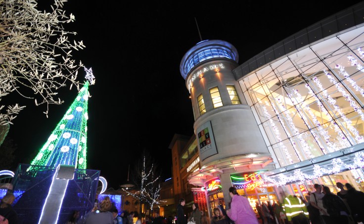 Festival Place Christmas Light Switch On