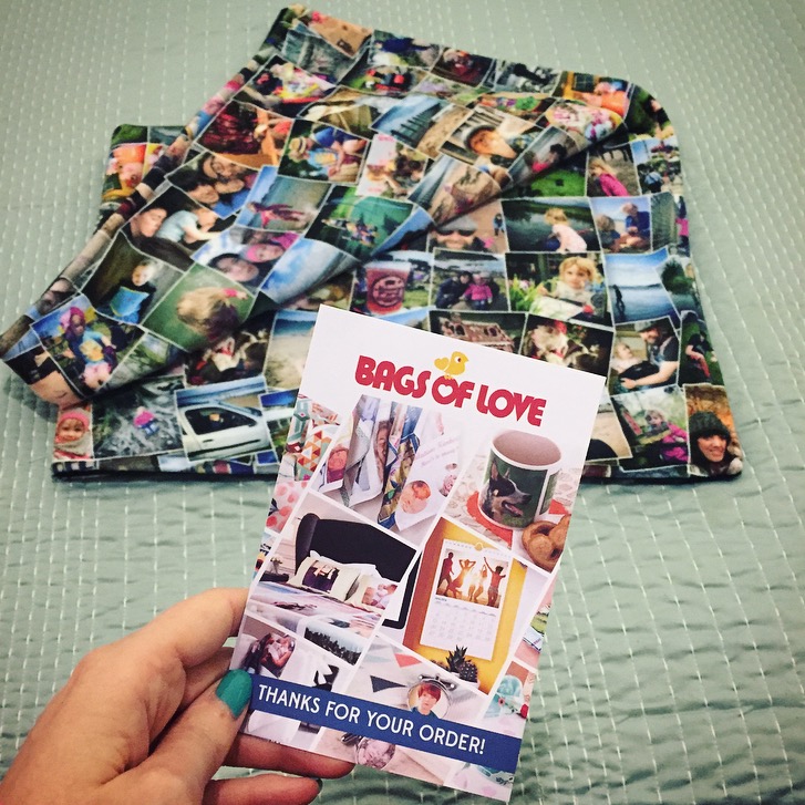 Bags of Love Personalised Photo Blanket