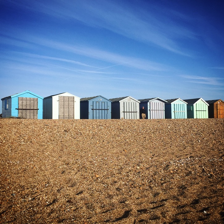 Beach Huts on Hayling Island, UK