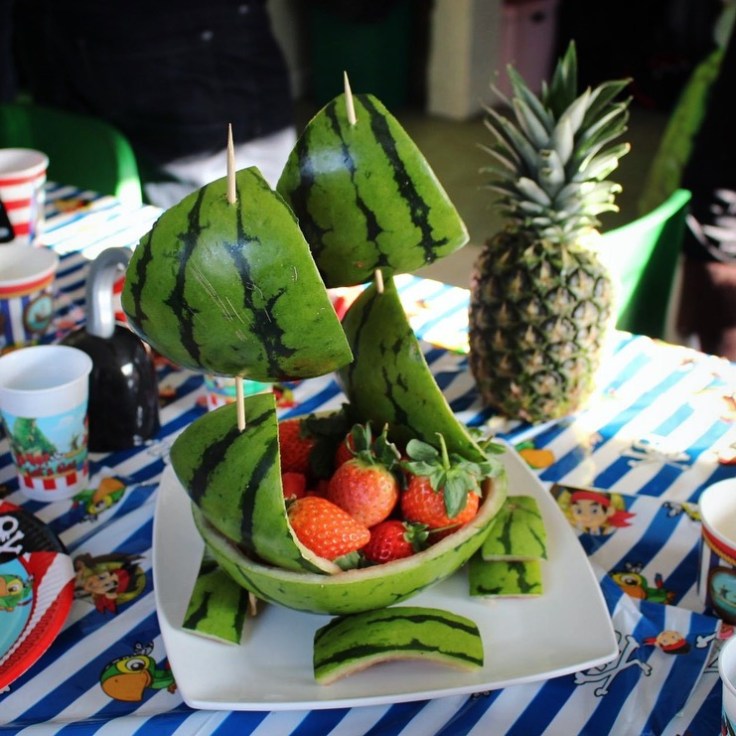 Watermelon Pirate Ship