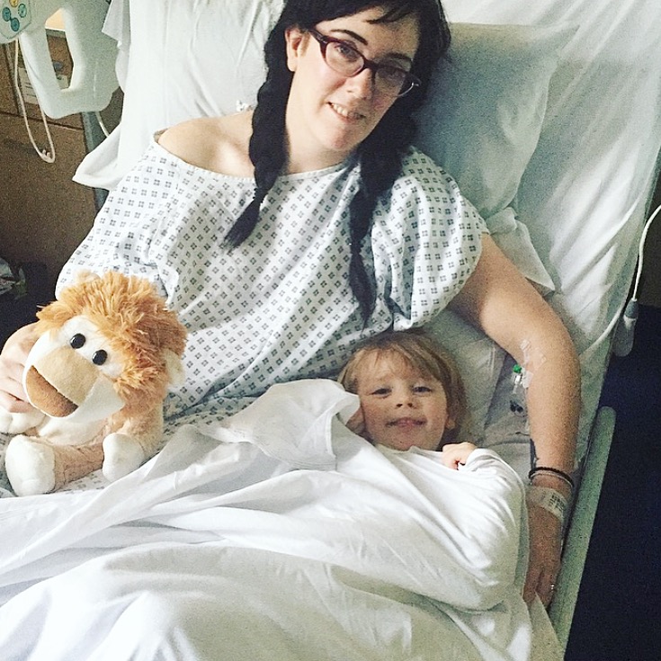 My mummy's stay in hospital 