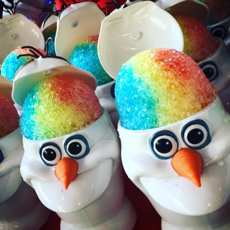 Snow cones at Disney on Ice