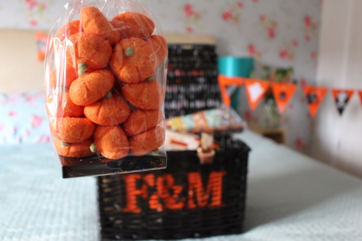 Pumpkin Marshmallows in a Bag