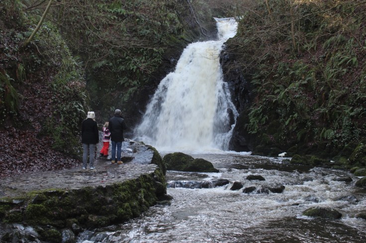 Glenoe Waterfall Photos
