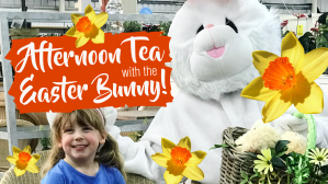 Easter Bunny at Wyevale garden centre